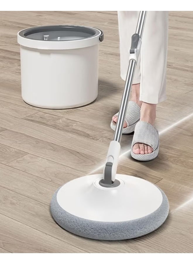 Dinnx 360° Spin Mop with Automatic Wring Bucket + 4 Microfiber Heads – Fast & Practical Cleaning System - Image 2